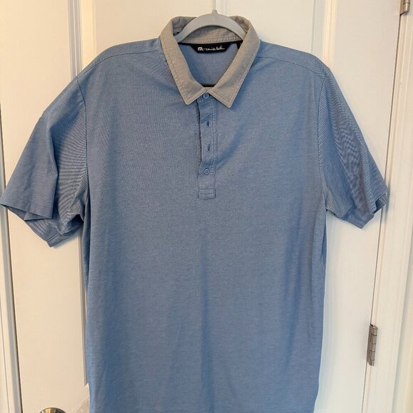 Travis Mathew Other - Travis Mathew Polo Shirt - XL - Blue with Gray Collar 💙⛳️